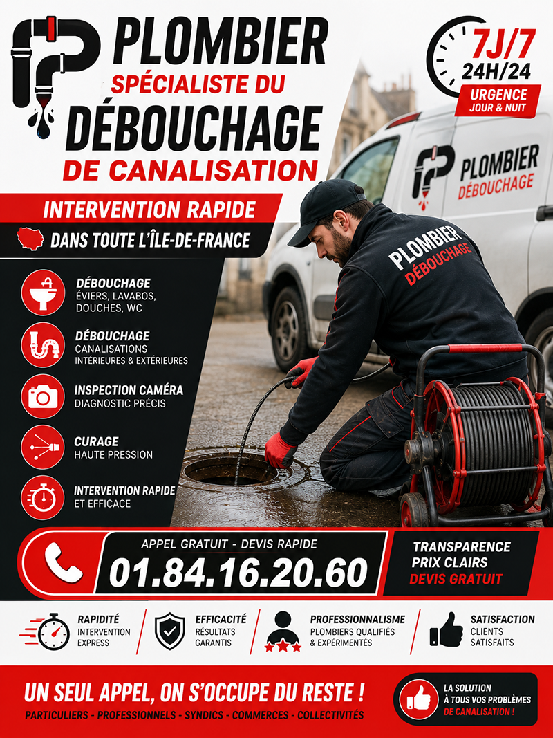 Debouchage Canalisation Franconville